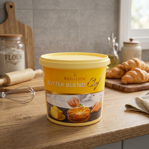 Beurre semi-moldeux aromatisé aux fruits de qualité supérieure pour la cuisson, disponible en 15 kg, 18 kg, 20 kg ou en seau de 1 kg - Product Image 1