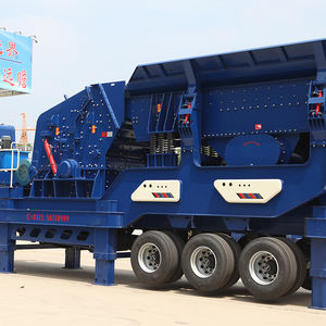 Trituradora de impacto de piedra móvil para plantas de trituración de canteras con alimentador y cinta transportadora - Product Image 6