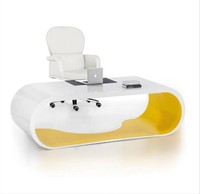 Mobilier de bureau blanc, moderne et luxueux, unique, pour le directeur général, le bureau de direction en bois