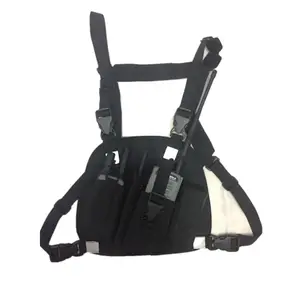 छाती जेब वॉकी टॉकी पैक बैग PT-16 हैंडसेट रेडियो धारक बैग के लिए मोटोरोला दो तरह रेडियो