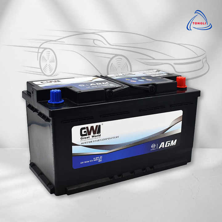 Explosive New Products 12V 75 AH AGM Start Stop Car Battery Deep Cycle ...