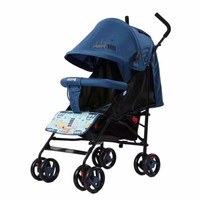 Chine Cadre de haute qualité pliant Multi couleur Oxofrd tissu bébé parapluie poignée poussette