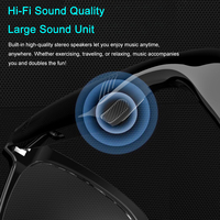 Gafas de audio inteligentes Pro con 2 lentes intercambiables, gafas de traducción de conversación en tiempo Real de alta precisión para viajes, 1 unidad, 2 unidades
