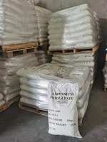 Fertilizante Granulado de Sulfato de Amonio AMS de Bajo Residuo, Regula la Acidez del Suelo para Plantaciones en Terrenos Salinos y Alcalinos