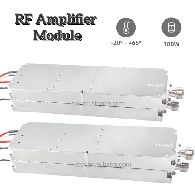 DXK-100W-RFM GSM Network LTE 2G 3G 4G 5G RF Module PA GPS Power Amplifier Mobile Phone Repeater FPV Defense Module