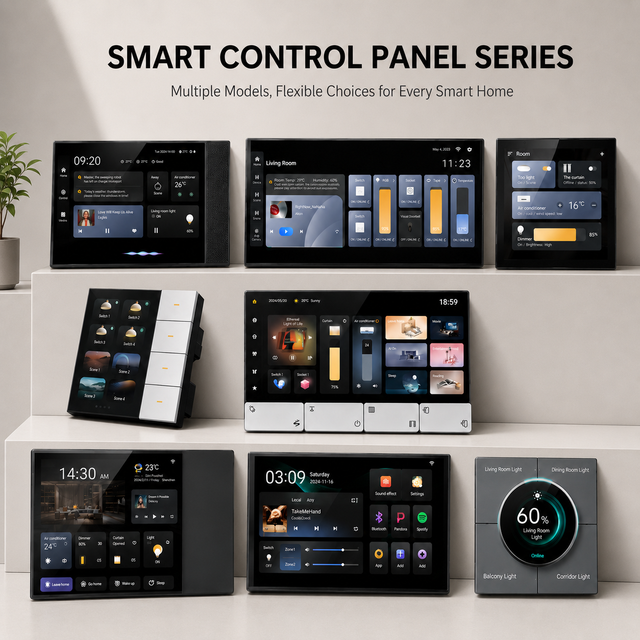 Smart Home Panel WiFi Powered Home Automation Solution 100+ Tuya Smart Device Control Electric Source