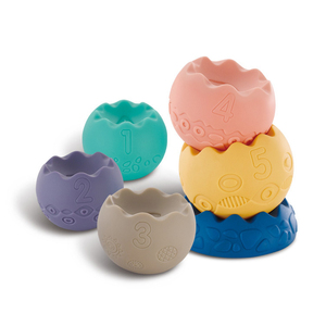 Bóng Xếp Chồng Montessori Giáo Dục Cảm Giác Đồ Chơi Trẻ Em Bằng Cao Su Mềm Khối Xây Dựng Tổ Bằng Nhựa Cho Trẻ Em - Product Image 2