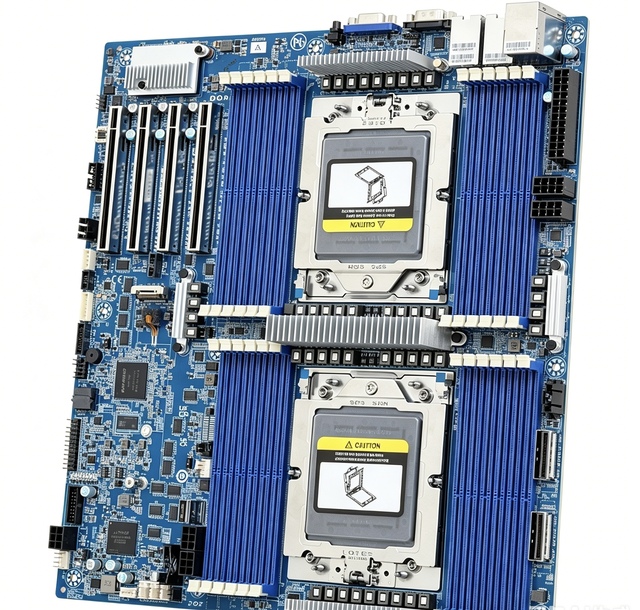 GIGABYTE  MZ73-LM2  Rev. 3.x Motherboard - AMD EPYC™ 9005/9004 - E-ATX DP PCIe Gen5 cTDP 500W