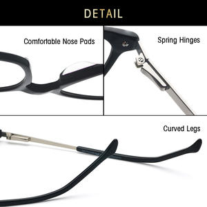 Monturas Ópticas Grises Jack, Rectangulares, Montura Completa, Unisex, Acetato Moderno 60007 - Product Image 4