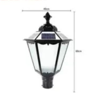 Poste solaire à <span class=keywords><strong>led</strong></span>, pilier carré, luminaire décoratif de paysage, pour porte de jardin, clôture, Patio - Product Image 3