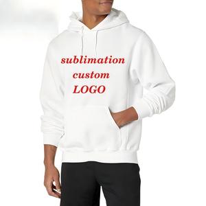 Sweat à capuche grande taille pour homme 100% polyester, sublimation, impression personnalisée, broderie, vente en gros - Product Image 5