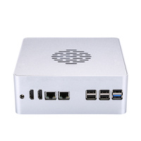 Computadora de Escritorio Qotom, 8 Puertos USB, LAN Dual, CPU Core I3 I5 I7, Chipset H110, Diseño con Ventilador, Mini PC Q600S