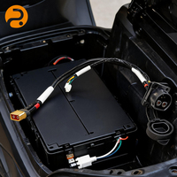 Câble combiné industriel étanche haute intensité avec connecteur plaqué or en PVC IP65 pour vélos électriques et trottinettes
