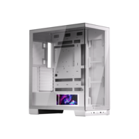 Boîtier PC Gaming Jungle Leopard AX 8 ATX Mid Tower en Acier SPCC avec Verre Trempé Panoramique pour Refroidissement Avant/Haut/Arrière, Sans Préinstallation