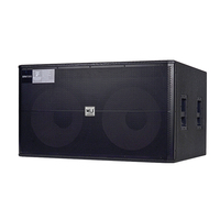 Top Fashion SRX728S doble 18 haut-parleur de caisson de basses pour subwoofer club en direct