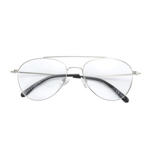 Ovale à la mode style charnière spéciale résine lentilles mâle montures optiques en métal pour hommes - Product Image 5