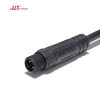 LLT Más pequeño 2pin Señal DE DATOS Cable eléctrico Cable M8 Conector de cable impermeable