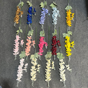 Fleurs artificielles en soie à double pointe en forme d'hirondelle, artisanat de qualité, pour décorations de mariage, accessoires de photographie en extérieur et décoration intérieure - Product Image 2