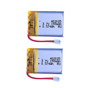 Usine en gros 3.7V 150mah 402025 batterie Lipo Lithium Ion polymère Rechargeable pour ordinateur portable thermomètre Stock batterie médicale - Product Image 2