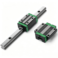 Nouveau rail de guidage HGH/HGW15 20 25 30 35 45CA, glissière domestique en acier inoxydable plaqué argent pour bloc de roulement CNC