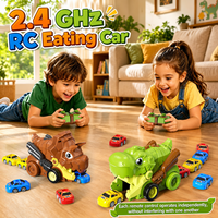 Nuevo Coche de Control Remoto 2.4G con Forma de Serpiente, Batalla para Dos Jugadores, Interacción Padres-Hijos, Coche Eléctrico de Dinosaurio, Juguete para Niños