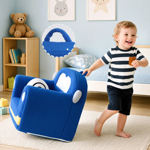 Modern Customizable Tender Playful OEM/ODM Custom Baby Couch Compressed <b>Foam</b> Armchair Toddler Couch Foldable Kids <b>Sofa</b> Lounger - Product Image 1