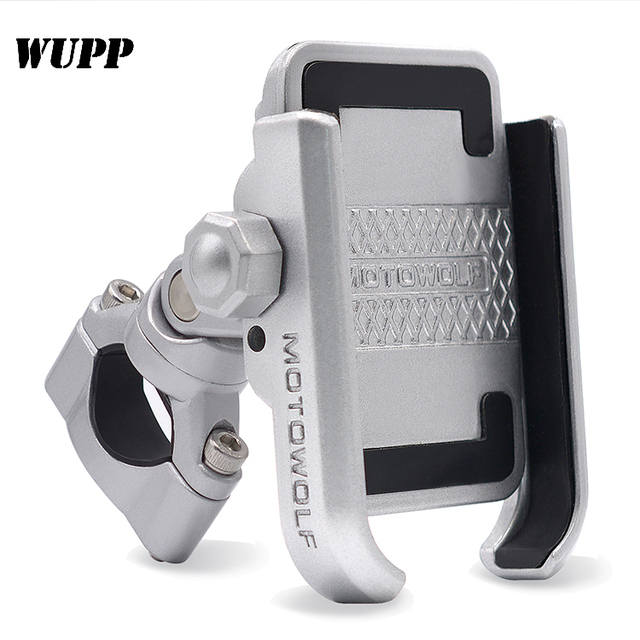 Aluminum Alloy Waterproof Bike/Motorcycle Phone Holder with 360 Degree Rotation and Adjustable Mount