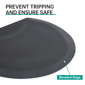 2 'X 3' tappetino da barbiere Anti fatica 1/2 ''spesse Comfort opaco Semi cerchio sedia da barbiere tappetino salone sedia tappetino - Product Image 4