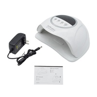 Séchoir à ongles UV LED avec capteur de démarrage automatique, minuteurs réglables, lampe anti-brunissement des mains pour salon de manucure et usage domestique