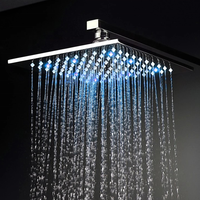 Robinet mitigeur de douche à montage mural, noir, laiton chromé noir