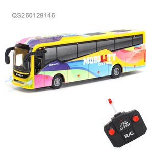 <span class=keywords><strong>Bus</strong></span> télécommandé QS à <span class=keywords><strong>prix</strong></span> abordable, thème urbain, avec éclairage multi-échelles et simulation de véhicule, jouet pour enfants, idéal comme cadeau - Product Image 4