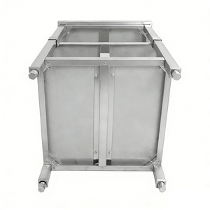 Stainless Steel Three-Layer Workbench with Back Splash - Commercial Heavy Duty <b>Work</b> <b>Table</b> for Restaurant/Kitchen - Product Image 3