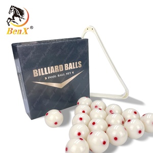 <span class=keywords><strong>Bola</strong></span> blanca de resina fenólica de alta calidad BenX <span class=keywords><strong>2</strong></span> 1/4 "con <span class=keywords><strong>bola</strong></span> de billar de torneo de 6 puntos rojos - Product Image 5