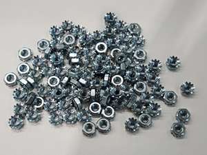 #4-40 6-32 10-24 10-32 inci tipe <span class=keywords><strong>K</strong></span> gigi mesin cuci kunci mur berlapis seng 8-32 Phillips mur - Product Image 2