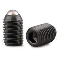 Vis à piston à bille M2-M16 de vente chaude en acier inoxydable et acier au carbone avec conception de nez à vis en zinc pour piston à ressort
