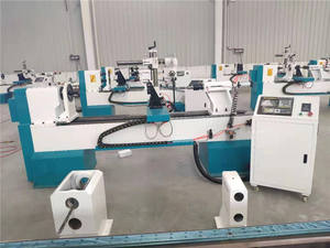 BUEN PRECIO Calidad 2024 Venta caliente Suministro de fábrica Máquina de torno cnc para carpintería Torneado y enrutador de torno para poste de escalera Newel - Product Image 4