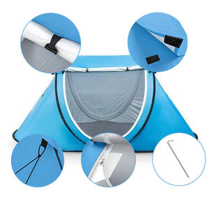 Tentes d'<span class=keywords><strong>abri</strong></span> solaire Camping en plein air Tente solaire à ouverture rapide 1 seconde Tente pop-up avec étui de transport pour les paresseux - Product Image 6