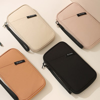 Bolsa de Hombro Moderna Impermeable de Poliéster de Gran Capacidad para Protección de Documentos, Bolsa Colgante para el Cuello, Bolsa Cruzada para Certificados