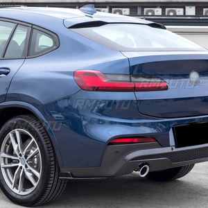 ลิ้นกันชนหลังสีดำเงาพร้อมดิฟฟิวเซอร์และสปอยเลอร์ข้างสำหรับ BMW X4 G02 M Sport ปี 2018-2021 ชุดแต่ง - Product Image 4