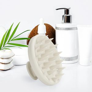 100% Eco Friendly Silicone Shampoo <b>Brush</b> Daily Hair Washing Waterproof Home Massage Comb Scalp Massager - Product Image 2