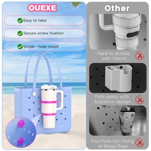 Porte-gobelet Bogg Bag pour gobelets Stanley de 30 oz et 40 oz, support réglable pour boissons, compatible avec les sacs de plage Bogg Bag et Simply Southern. - Product Image 3