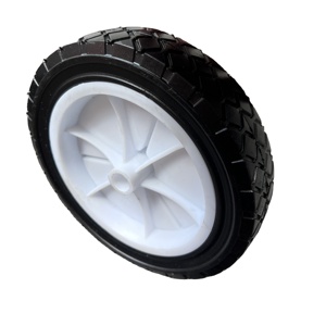 Roues <span class=keywords><strong>en</strong></span> caoutchouc de haute qualité pour tondeuse à <span class=keywords><strong>gazon</strong></span> de 7 pouces avec roulement à billes, pièce de rechange pour coupe-herbe - Product Image 4