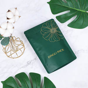 Bolsa de Embalaje de Plástico con Cierre Zip, Personalizada en Dorado, Reutilizable, Tipo Doypack, de Aluminio y Mylar, para Cosméticos y Champú - Product Image 6