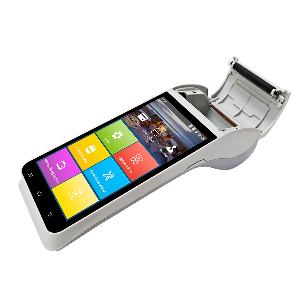 Android 11,0 портативный Android smart Pda Терминал Z91 со сканером штрих-кода NFC считыватель термальный принтер/4G WiFi Bluetooth GPS