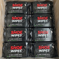 Lingettes pour baskets à marque privée d'usine, lingettes jetables pour le nettoyage des chaussures, fournisseur en gros