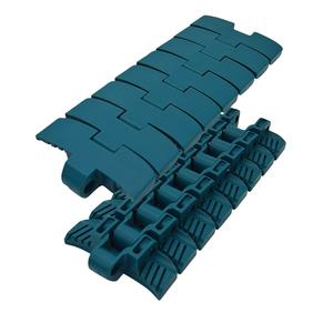 Nuevo diseño <span class=keywords><strong>PL</strong></span> 1060 Transportador magnético de listón superior Material POM Cadena de listón superior para botellas de PET Todo tipo de transporte de botellas - Product Image 1