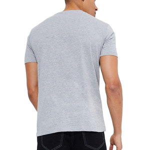 Personalizado disponible de fabricación de fábrica de los hombres del gimnasio Muscle Fit camisetas de algodón de hombre de base lisa deporte desgaste camisetas de algodón para la impresión L - Product Image 3