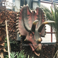Tête de Dinosaure Animatronique Horrifique pour Maison Hantée – Personnalisez Divers Types de Modèles de Simulation Animatroniques à Vendre
