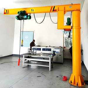 Grue à flèche à <span class=keywords><strong>prix</strong></span> compétitif, personnalisée, pivotante à 270 et 360 degrés, avec palan de levage - Product Image 5