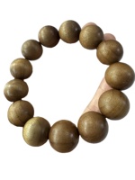 Bracelet en bois de graines de Bodhi écologique compatible NFC avec puce intelligente sécurisée pour le contrôle d'accès et les paiements